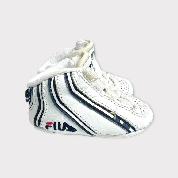 Fila Other - Vtg 90s Fila Stack II Crib Shoes, Jerry Stackhouse, Infant 2, Soft Bottom Logo